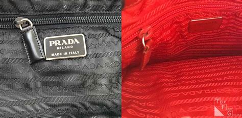 how to know if a prada purse is real|inside of prada bag.